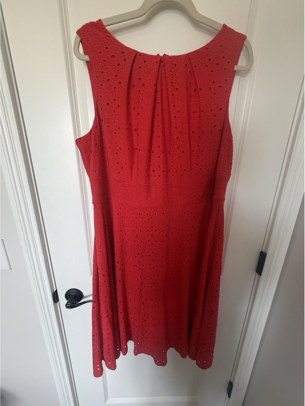 Wisp Women Coral Dress Size 16W Eyelet Wedding Guest Party Travel